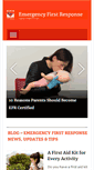 Mobile Screenshot of emergencyfirstresponse.com